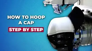 How to Hoop a Cap Step by Step 🧢 | For HappyJapan Embroidery Machines