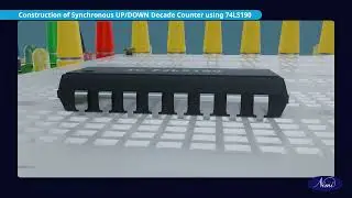 Construct and test an UP/Down Synchronous Decade counter IC using 74LS190|NIMI | DIGITAL | ENGLISH |