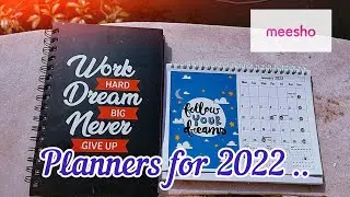 Planner 2022 | MEESHO PLANNER review | AFFORDABLE PLANNERS ( UNDER 200/- ) | planner unboxing