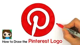 How to Draw the Pinterest Logo Easy