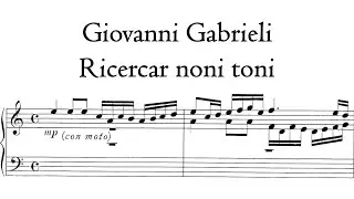 Giovanni Gabrieli - Ricercar noni toni - Colombi Organ, Valvasone, Hauptwerk