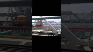 India's first vertical lift crossing bridge #shipcross #rameshwaram #pambanbridge #pamban