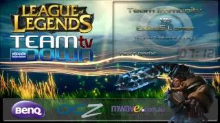 Australian LoL Pro Leagues Team Immunity vs Team Exile 5 Lunar