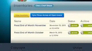 Tutorial #9 Entering Purchases, Tracking Consumption