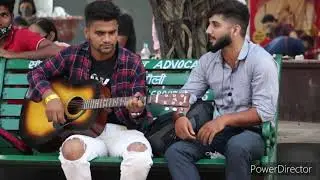 Randomly singing in public song Bin Tere Bin Tere By Pathan saab