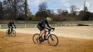 David Gillick tries out the new Irish Cyclocross course ahead of World Cup in Dublin