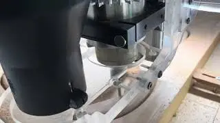 Workbee CNC making Bass guitar body