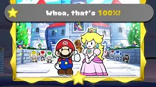 Paper Mario The Origami King - Ending Comparison (Secret Ending)