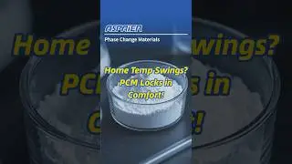 Home Temp Swings? PCM Locks in Comfort! #pcm #phasechange #phasechangematerials #newmaterial