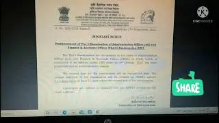 ASRB  AO and F and AO  important examination notification 2021💯💥🧡