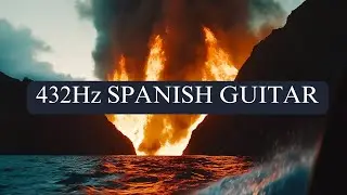 432Hz Spanish Guitar Music,1 Hour Relaxing Meditation & Sleep Music,Calm Classical Guitar for Stress