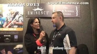 Cobi & Anthony Chat With Kelly Z @ Eminence Speakers Exhibit @ NAMM 2013