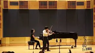 CCMF 2019 - Solo Recital - Bach - Violin concerto in A minor, BWV 1041 I. Allegro