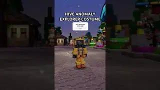 HIVE ANOMALY EXPLORER COSTUME #minecraft #hiveserver #shorts