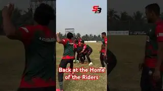 Back at the Home of the Riders #rangpurriders #BPL2025 #teampractice #nurulhasan #mahedihasan