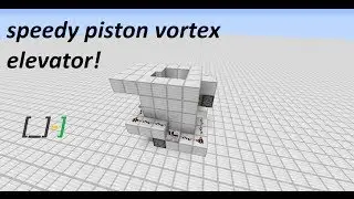 simple vortex elevator in minecraft! speedy and simple!