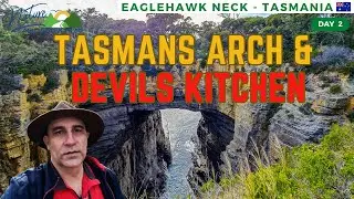 Tasmania Day 2 👹 Devils Kitchen & Tasmans Arch 🌊 Eaglehawk Neck