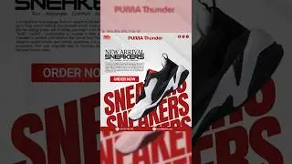Shoes Poster Design - Canva Tutorial #shorts #trendingvideo #graphicsdesign #canvadesign