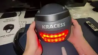 KRACESS KRS-S1 Bike Helmets for Men Smart Helmets for Adults with 1080P 60 fps Sports Camera Dual An