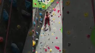 Dhanya 3rd rock climbing @TriangleRockClub 