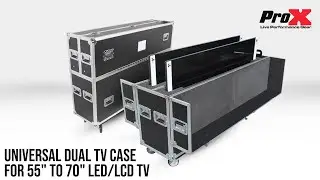 Universal TV Adjustable Flight Case for 55