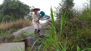 Practical Demonstration of Flying Saucer Cast Net Fishing Ep.13
