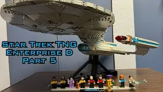 Enterprise D Build: Bottom of Secondary Hull and Deflector Dish