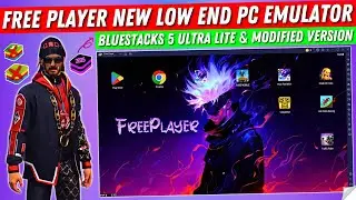 Free Player - Low End PC Best Emulator For Free Fire | 2025 New Emulator For PC | Bluestacks 5 Lite