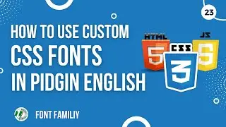 Know How To Add Custom Fonts with HTML CSS in Pigin English