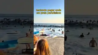 tentando pegar onda em tamarack Beach Calif&oacute;rnia #travel #beach #destinosincr&iacute;veis