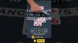 You doubling a soft 20?? #blackjack #casino #gambling #live #stream #kick #twitch #reels #viral