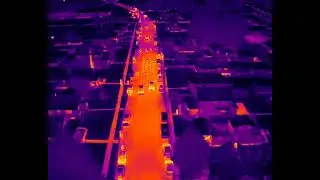 Unedited IR Drone Footage - 2021-11-13 - Powhatan Point OH Christmas Parade