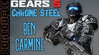 GEARS 5 - CHROME STEEL Ben Carmine Character Skin Multiplayer Gameplay #Gears5