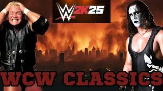 WWE 2k25 WCW CLASSICS Sid Justice vs  Sting