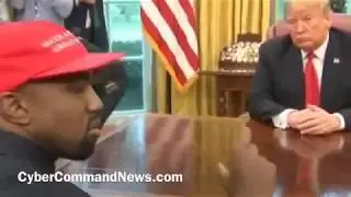 Kanye West meets with President Trump in the White House Oval Office / 11 Oct 2018