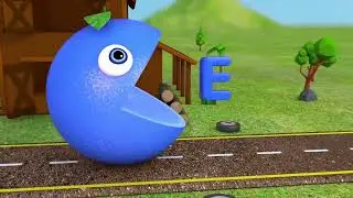 Learn Colors with PACMAN and Hulk Farm Watermelon Surprise Toy Street Vehicle for Kid Children