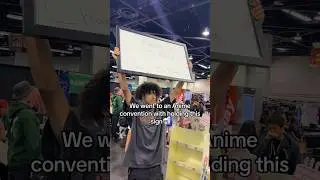 we did this at an anime convention 💀