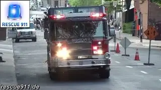 [Montreal fire response] SIM 220 + 405 + 225 (+ Police + Paramedic)