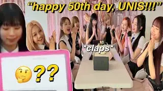 UNIS celebrates 50th day milestone with fandom name reveal | UNIS WEVERSE LIVE