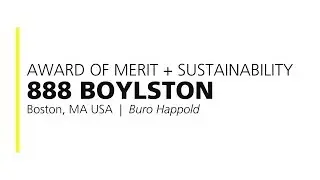 888 Boylston &ndash; 2017 Award of Merit + Sustainability