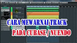 🔴 Mewarnai track cubase - track color di cubase - cubase indonesia