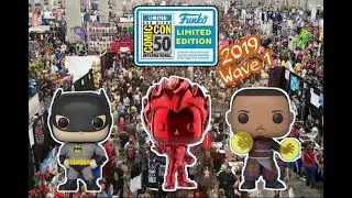 SDCC 2019 Funko Pop Exclusives: Wave 1