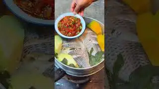 Ikan kukus dengan saus ikan fermentasi sebagai cocolan. Menu makan hari ini! 😋🍚#kuliner #idejualan