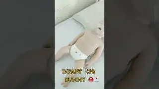 Infant cpr training in dummy 👶🩺🏨👨&zwj;⚕️⚕