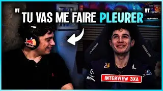 3XA donne une interview sous l'&eacute;motion apr&egrave;s le match face &agrave; Los Ratones (il pleut...)