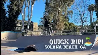 Quick Rip! Skatepark Tour | La Colonia Skatepark | Solana Beach, CA