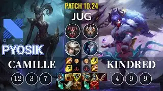 DRX Pyosik Camille vs Kindred Jungle - KR Patch 10.24