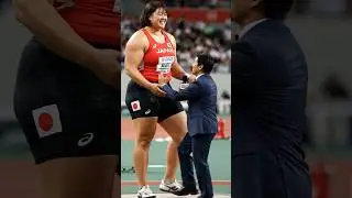 砲丸投げの女子は巨大です&hellip;凄く良い #デカ女 #高身長女子 #巨女 #砲丸投げ女子