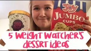5 WW friendly Dessert ideas  (with smartpoints)