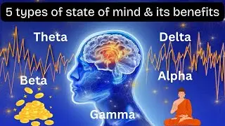 5 types of state of mind & its benefits : Beta, Alpha, Theta, Delta & Gamma. Money | Manifestation